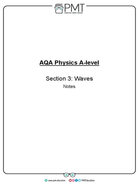 Image result for Alevel Study Notes for Waves