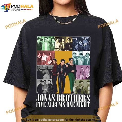 Jonas Brothers Five Albums One Night The Tour 2023 Shirt, Jonas ...