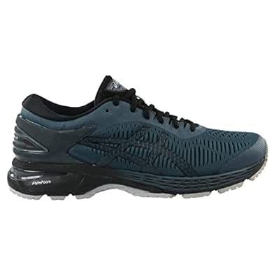 Buy ASICS Men Gel-Kayano 25 Ironclad Black Track and Field Shoes-9 UK ...