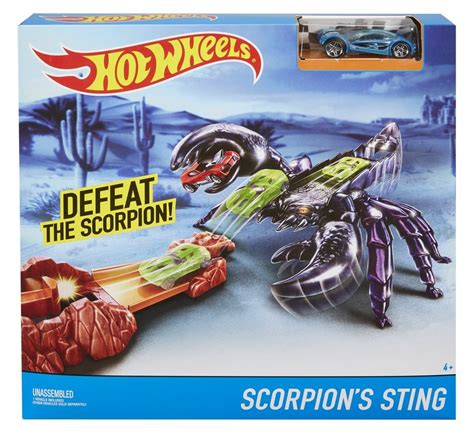 Buy Hot Wheels Themed Scorpion's Sting Trackset, Multi Color Online at ...