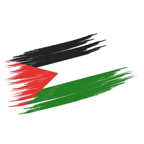 Palestine Brush Flag Vector, Palestine, Palestine Flag, Flag Of ...