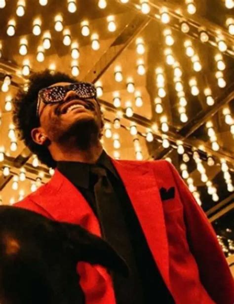 The Weeknd | Singer | Blinding Lights Red Coat