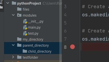 Image result for Mkdir Python