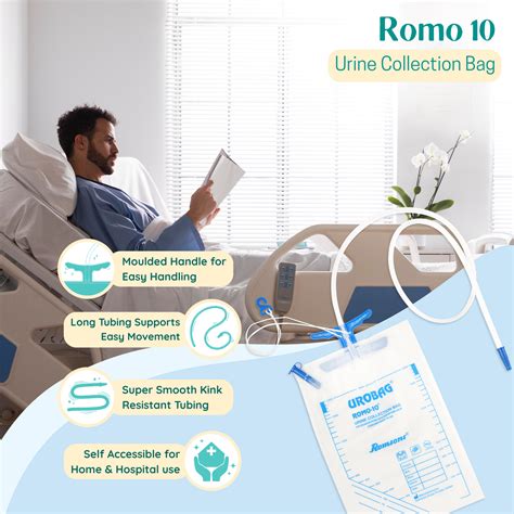Buy Urobag Romo 10 Online for Patient Urine Collectioon – romsons.in