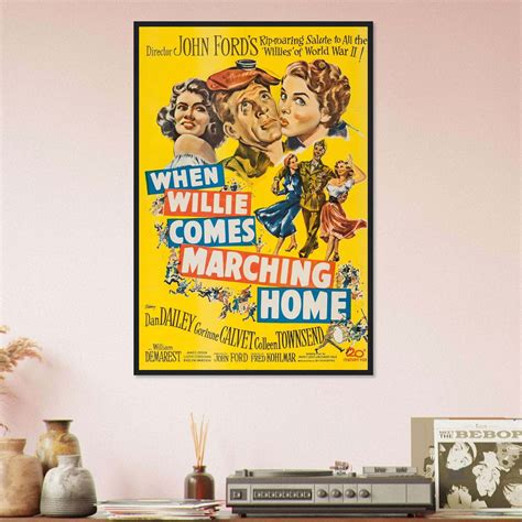 When Willie Comes Marching Home (1950) Movie Poster Print - Citiesbox