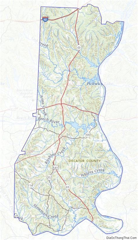 Image result for Map of Decatur Tennessee