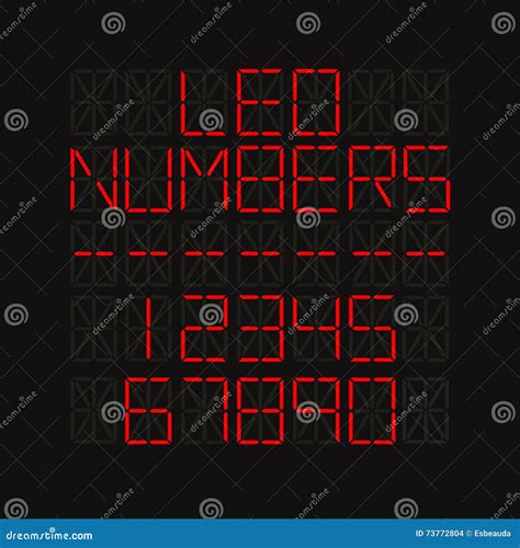 Image result for Red LED Numbers