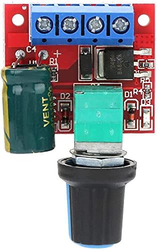 REES52 Mini DC Motor PWM Speed Controller, DC 5V-35V 5A Speed ...