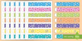 Number Sequencing Paper Chain to 100 (teacher made) - Twinkl