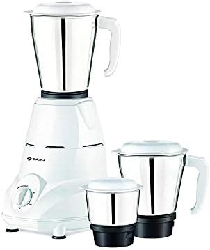 Buy Bajaj Rex Mixer Grinder 500W | Mixie For Kitchen With Nutri-Pro ...