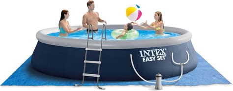 Buy Intex 26165VM Easy Set 15-foot x 42-inch Portable Inflatable Home ...