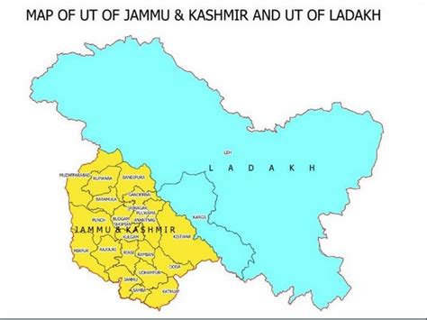 New map of India released with UTs of J-K, Ladakh
