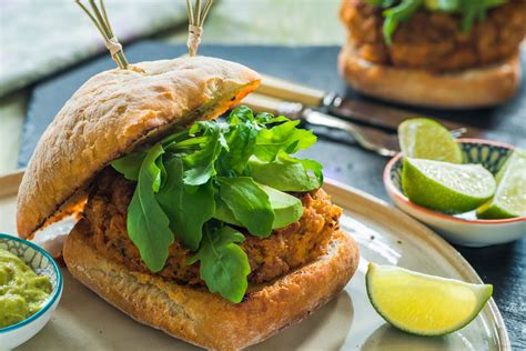 Chorizo and Bean Burgers