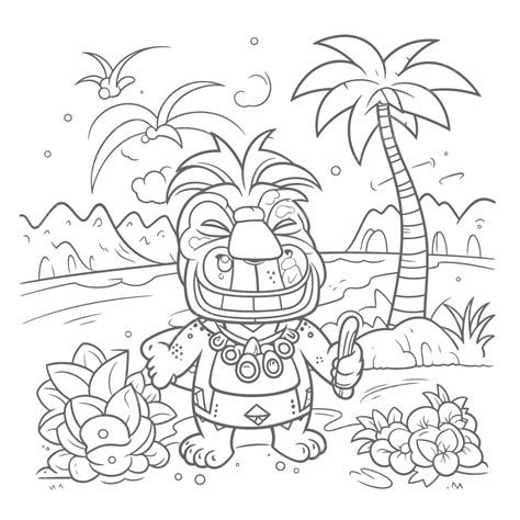 Hawaiian Fish Coloring Pages Humuhumunukunukuapua A Fish Coloring Page ...