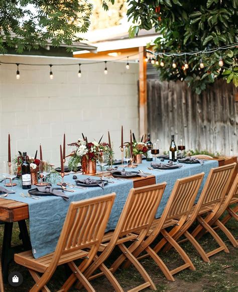 Pin by Elena Zam on Стол на природе | Outdoor dinner, Dinner party ...