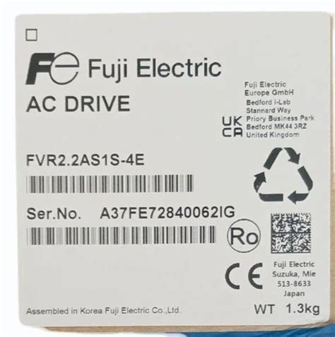 Variable Frequency Drive - FUJI VFD FVR MICRO ( FVR0.4AS1S-4E ...