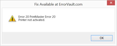 Image result for Rinco Error Code 20