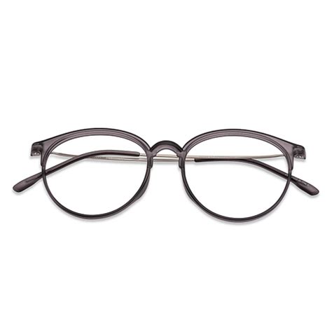 Buy Matte Grey Gunmetal Grey Full Rim Round Lenskart Air Online Air ...