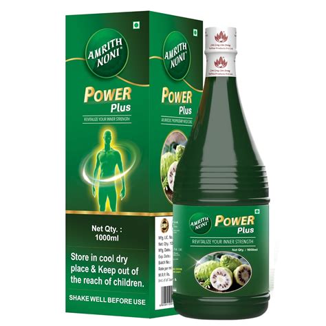Buy Amrith Noni Power Plus Juice – 1000ml | Ayurvedic Energy & Immunity ...