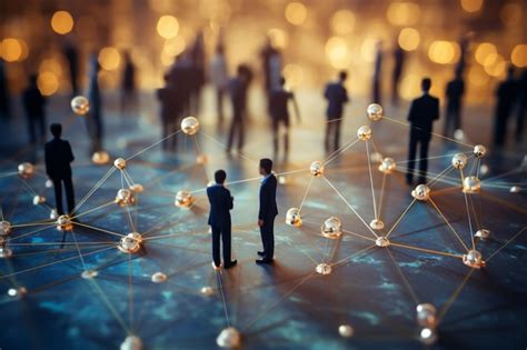 Business communication and connectivity networks | Premium AI-generated ...