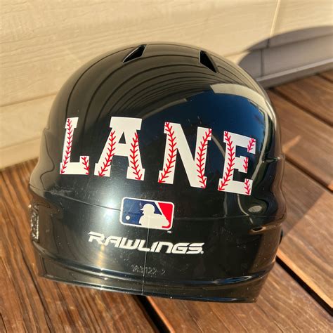 Baseball Helmet Decal, Softball Helmet Decal, Personalized Baseball and ...