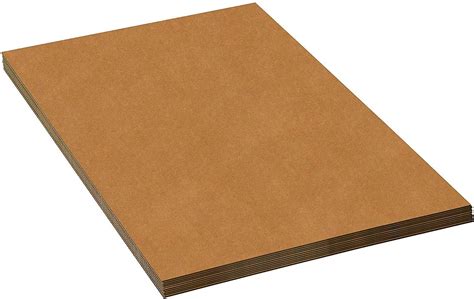 Premium Corrugated Cardboard Sheets 18" X 18" - 50 per Bundle - Flat ...
