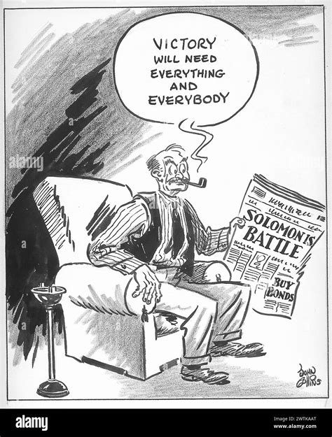 Cartoon - The Wisdom of Solomon. John Collins (1917-2007 Stock Photo ...