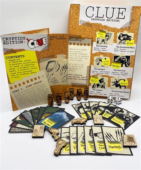 CRYPTID CLUE BOARD GAME on Behance