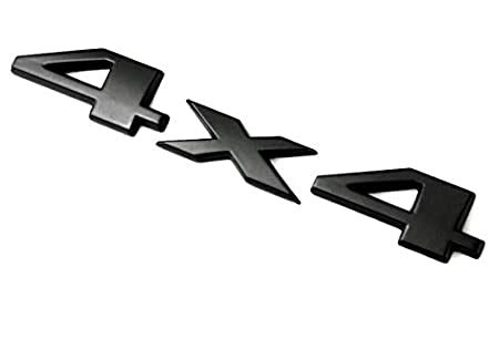 4X4 Logo Sticker for All Cars, Metal (Silver) – Caroxygen