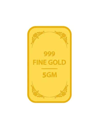Muthoot Pappachan Swarnavarsham Gold Hallmarked Bar of 5 gm in 999 Pur