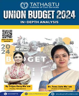 Tathastu Ias - Union Budget 2024 - Handwritten In Depth Analysis - By ...