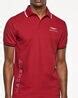 Buy Hackett London Logo Printed Polo T-Shirt | Red Color Men | AJIO LUXE