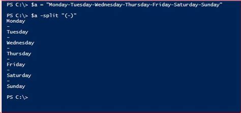 Image result for PowerShell Delimiter