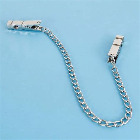 Metal Nipple Clamps Non Piercing With Chain Nipple Clips Halloween Gift ...