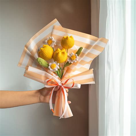 Crochet Flowers - Buy Crochet Flowers Bouquet(Guldasta) Online | The ...