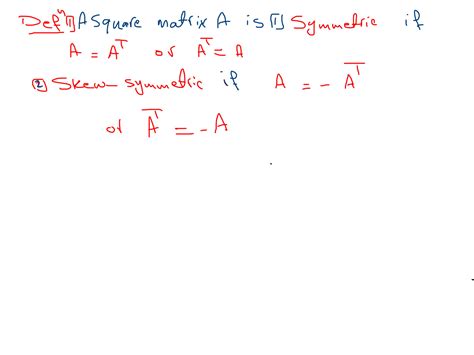 Image result for Skew Symmetric Matrix Example