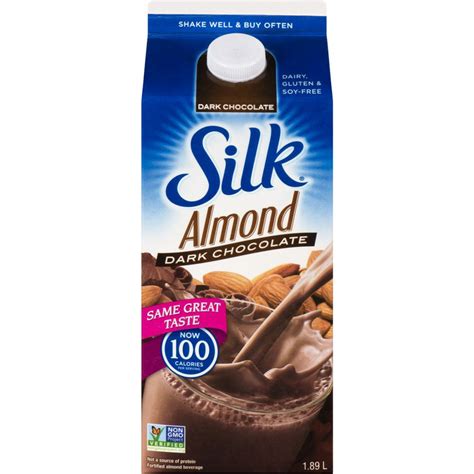 Almond Beverage, Dark Chocolate 1.89 L - Silk - DIZIN Online Store