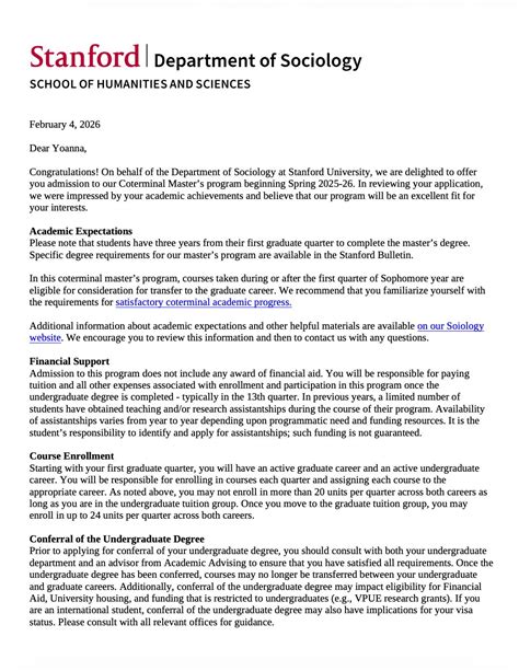 I’m excited to share that I’ve been accepted into the Sociology ...