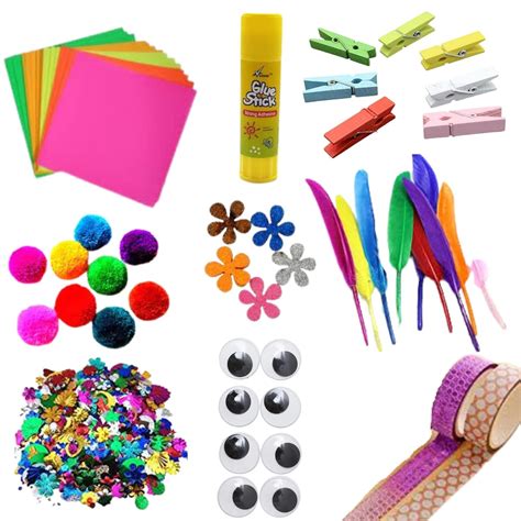 Kamal Art and Craft Kit for Girls and Boys with Crafts Supplies Set of ...