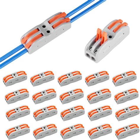 WOODTULA 3 Circuit Inline Splices Connector - Lever Nuts Wire ...