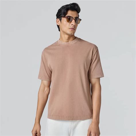 Haze Relaxed Fit Washed T-shirt - Mocha Brown – XYXX Apparels