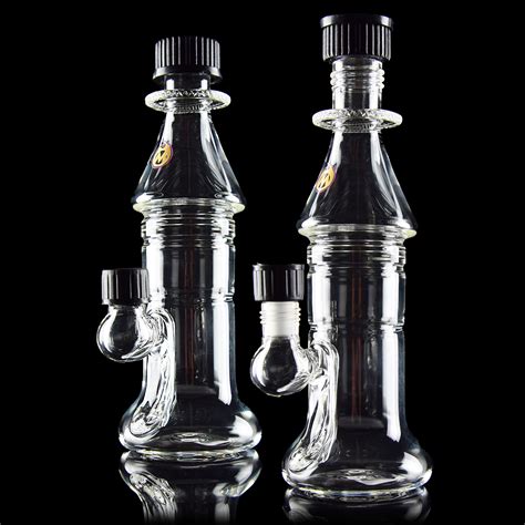 Moocah - Bottle Rig 10mm (Caps Completely Seal Water Inside) | Sherlocks Glass & Dispensary