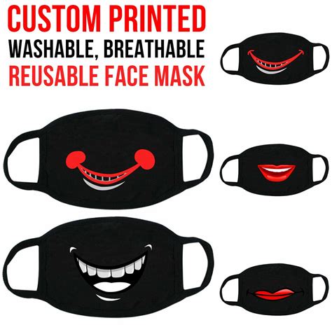 Custom Printed Washable Reusable Breathable Face Mask