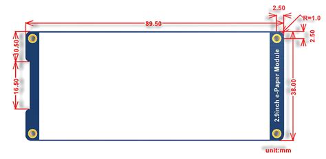 296x128, 2.9inch E-Ink display module at MG Super Labs India