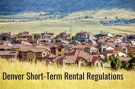 Denver Having Issues Managing and Enforcing Short-Term Rental ...