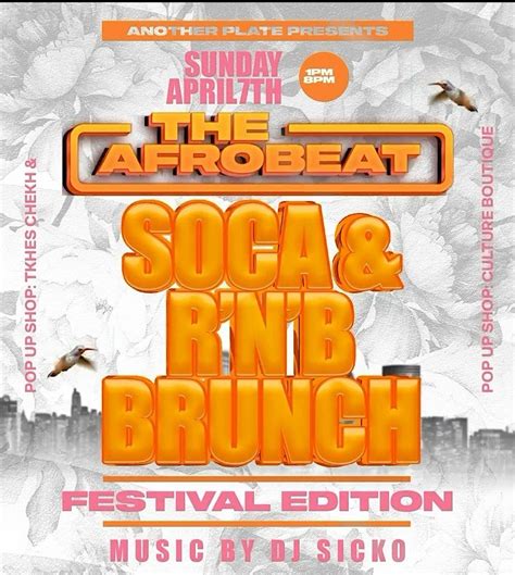 RNB AND AFROBEATS BRUNCH DREAMVILLE EDITION, Terminal 8 - Bar & Lounge ...