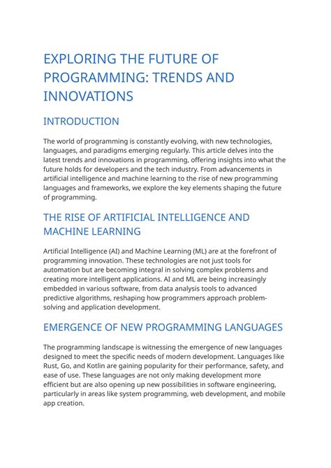 Image result for Future of Computer Programming