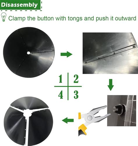 Buy Fandature 19 Inch PP Squirrel Proof Baffle for Protecting Outside ...