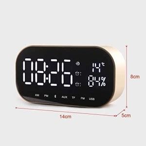 Techzo Digital ALARM CLOCK WITH BLUETOOTH SPEAKER Clock Price in India ...