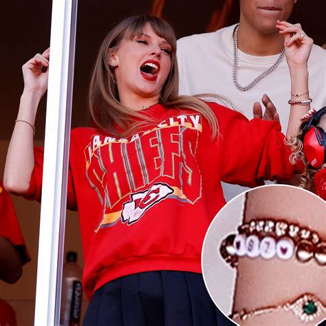 Taylor Swift Wears '87' Bracelet While Cheering on Travis Kelce | Us Weekly